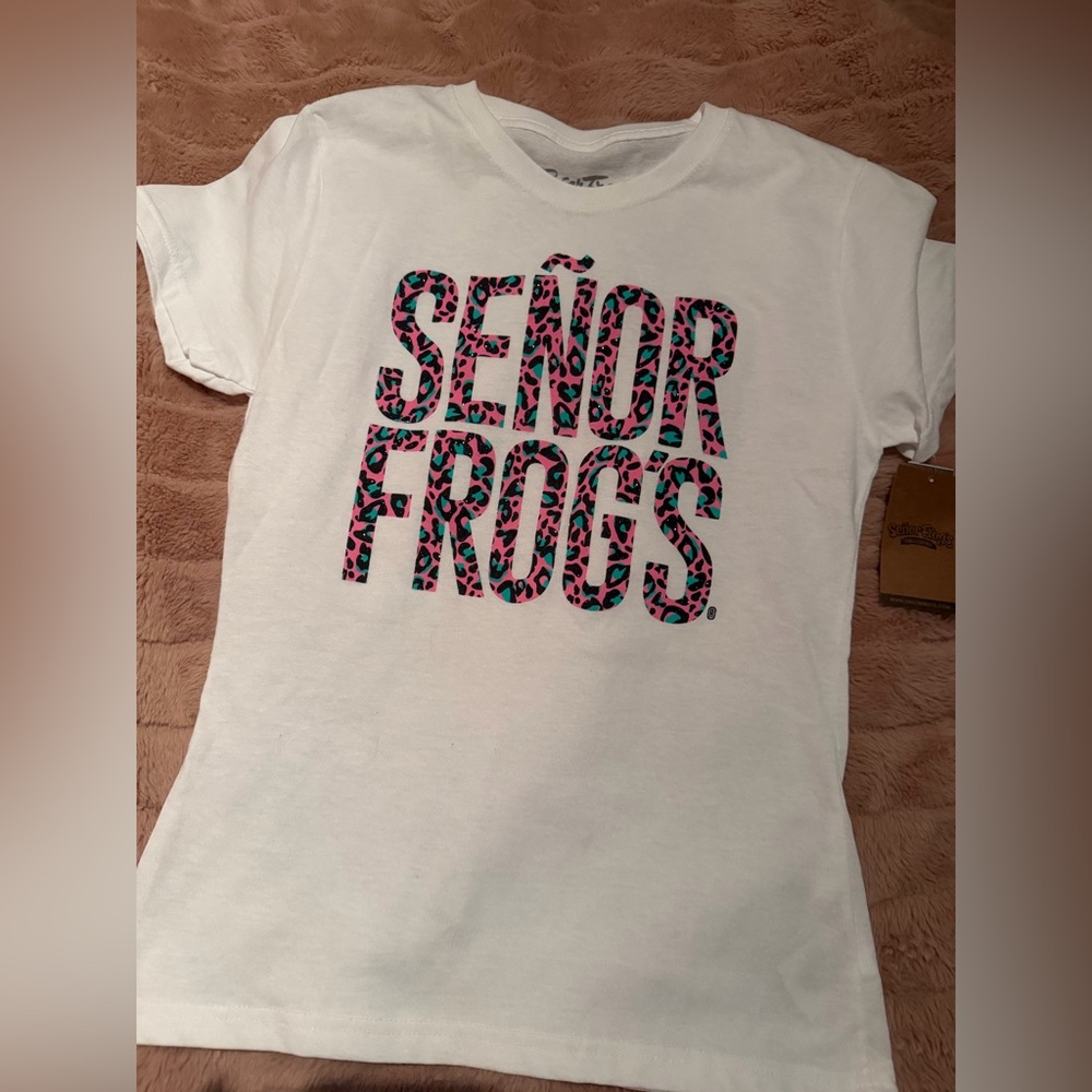 Kids Señor frogs bahamas tee